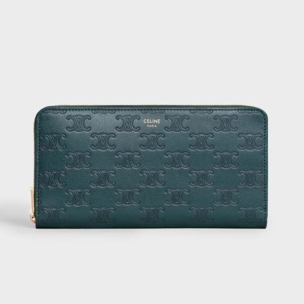 累積売上総額第１位！セリーヌLARGE ZIPPED WALLET_10B553BFU