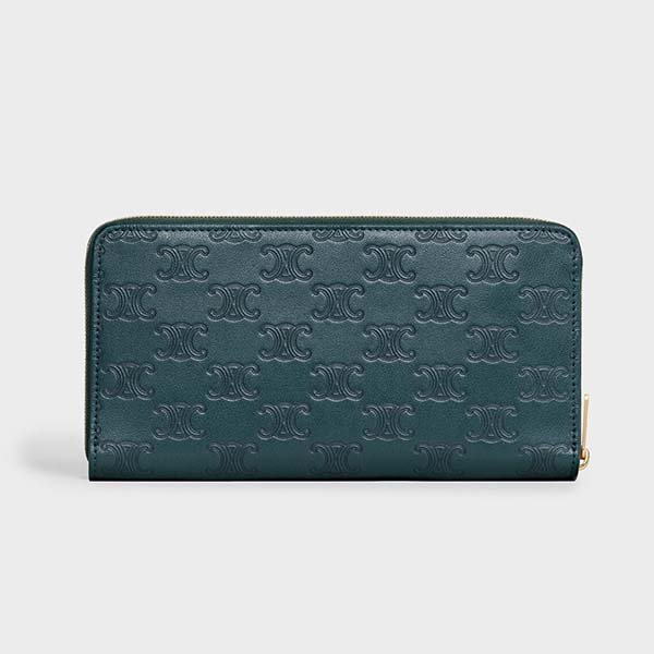 累積売上総額第１位！セリーヌLARGE ZIPPED WALLET_10B553BFU