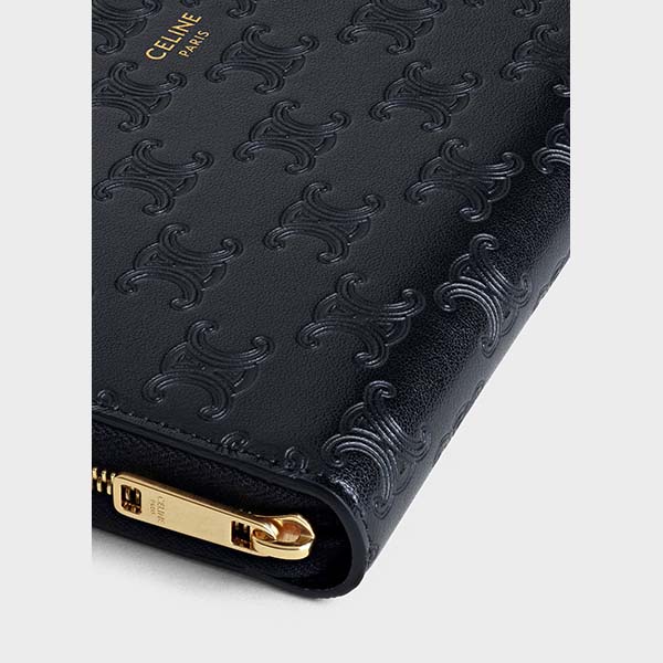 累積売上総額第１位！セリーヌLARGE ZIPPED WALLET_10B553BFU