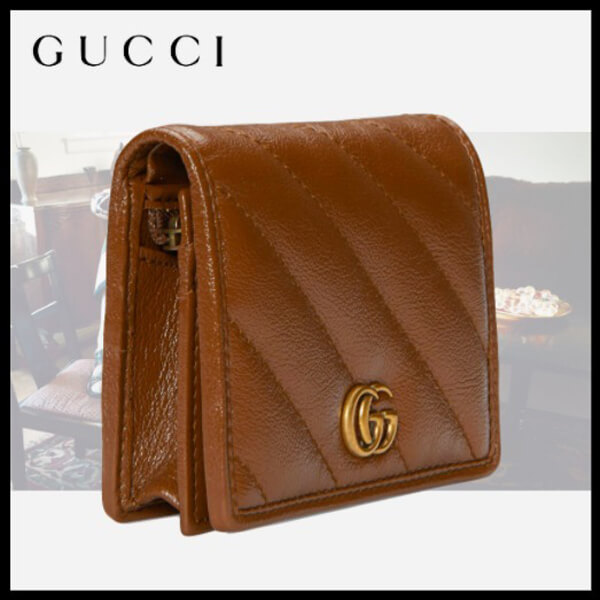 グッチ☆グッチ 財布 偽物☆GG Marmont card case wallet 466492 0OLFT 2535