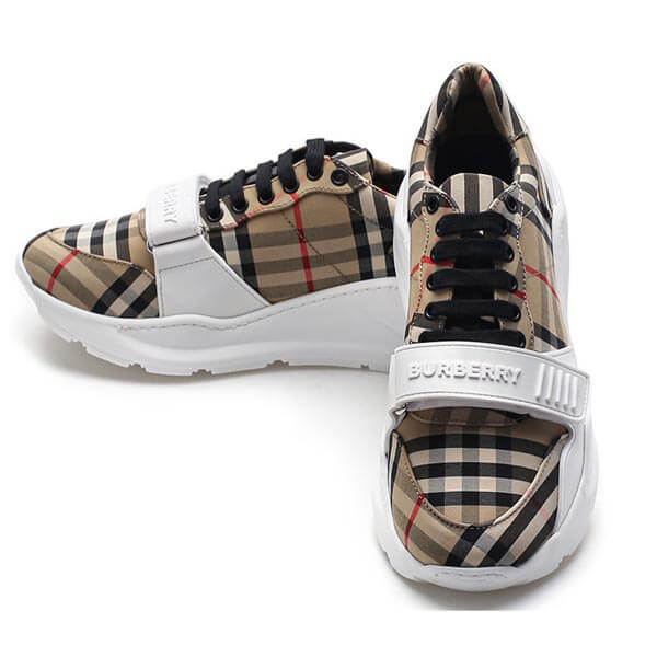 ★送料・関税込★バーバリー★コピー Vintage Check Sneakers★スニーカー 21030523