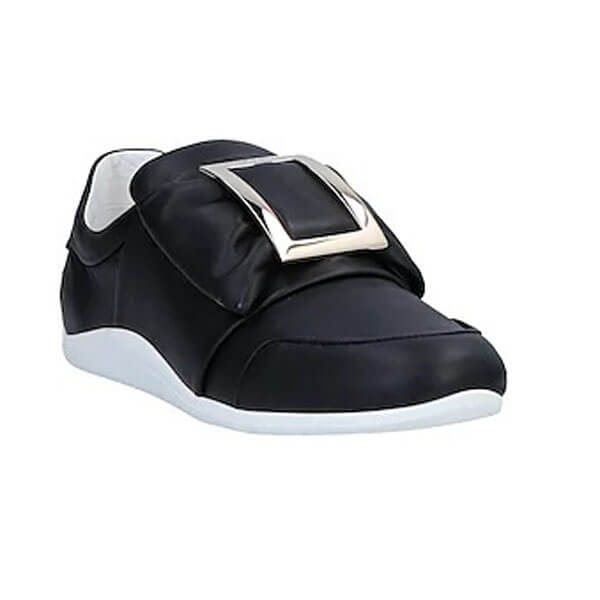 Roger Vivier ロジェ ヴィヴィエ スーパーコピー リボンスニーカー　白　黒  21032306