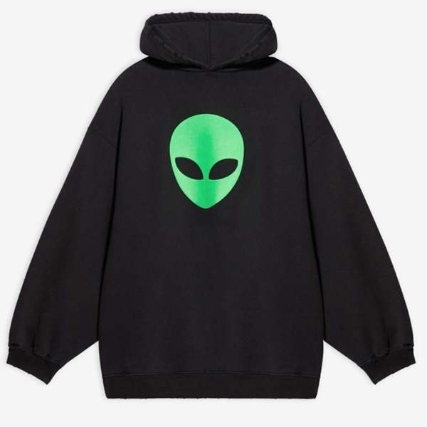 バレンシアガ 21SS スーパーコピー ALIEN Alien Overfit Hoodie 21033014