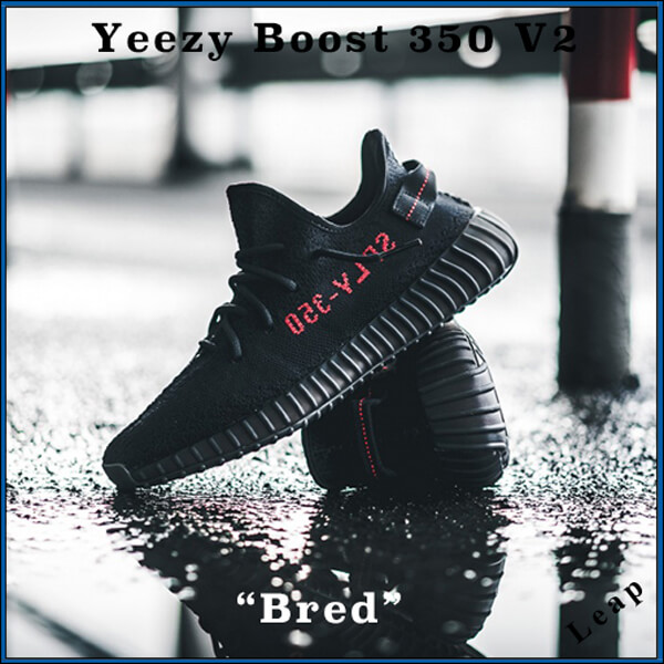 【アディダス】偽物 激レア Kanye West コラボ Yeezy Boost 350 V2 Bred 21033104