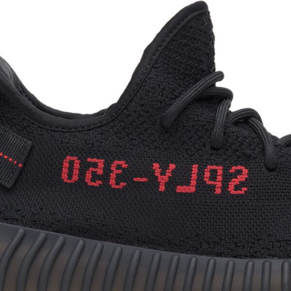 【アディダス】偽物 激レア Kanye West コラボ Yeezy Boost 350 V2 Bred 21033104