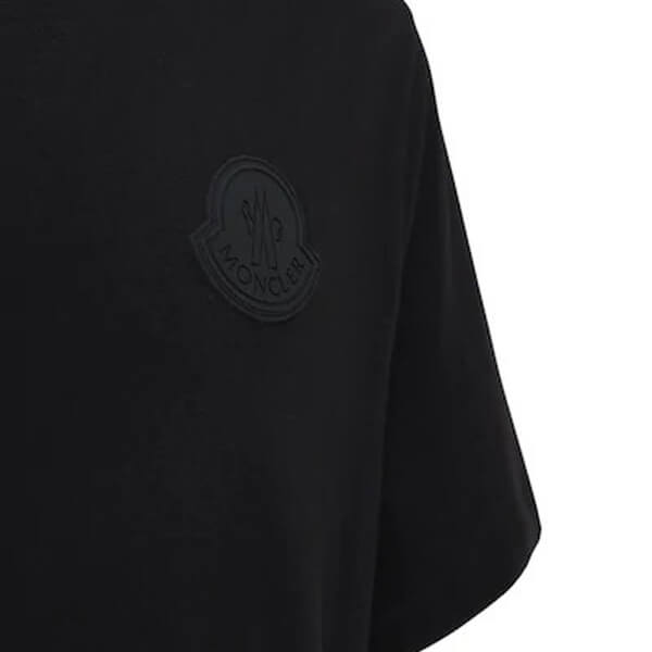 21SS【モンクレール 偽物】バックレタリングロゴ&ロゴワッペンTシャツ 21051113