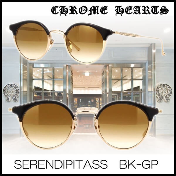 クロムハーツ サングラス コピー SERENDIPITASS BK-GP 21060935