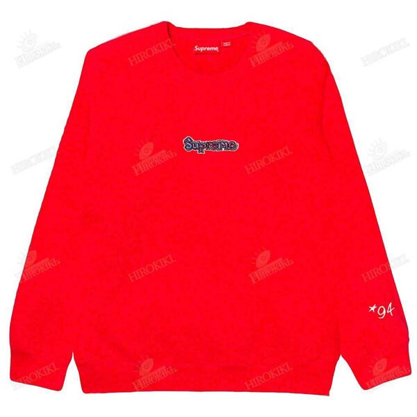 21SS /シュプリーム ゴンズ ロゴ クルーネック 偽物 Gonz Logo Crewneck  21060971