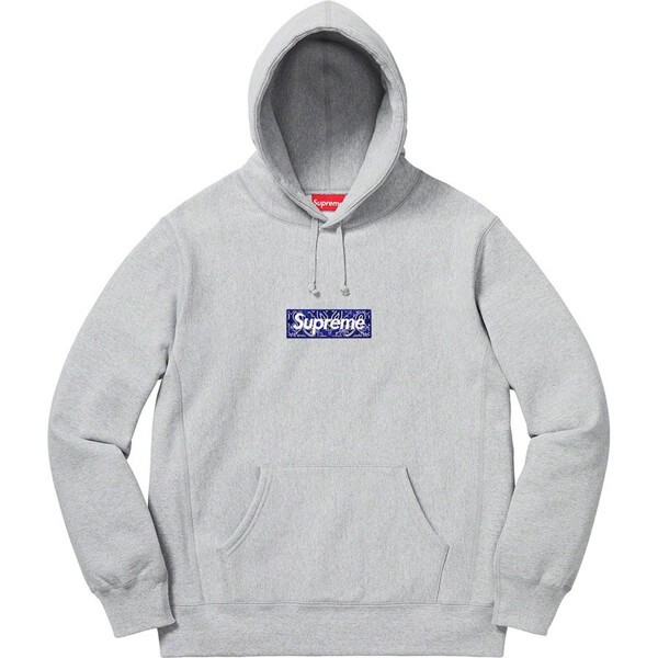 ★シュプリーム フーディ コピー★FW19 Week16★ Bandana Box Logo Hooded Sweatshirt 21060972