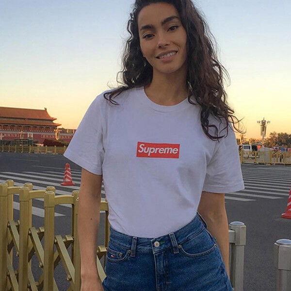 シュプリーム ボックスロゴ tシャツ 偽物 新作 白 Box Logo Tee 21062901