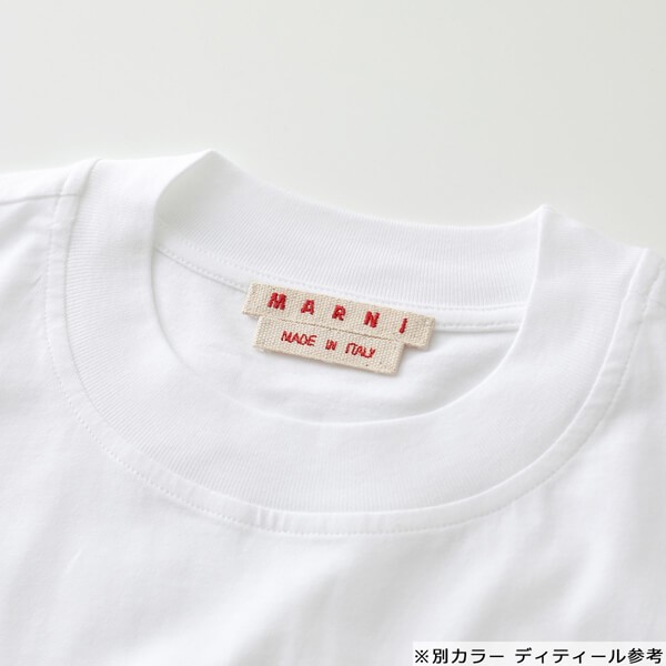 マルニ オーバーサイズ 半袖Tシャツ 偽物 THJET49EPD SCQ87 レディース 21070225