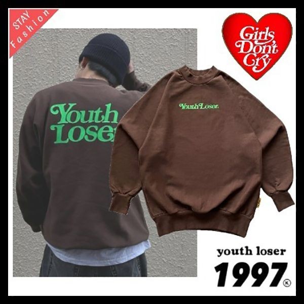 ♦限定コラボガールズドントクライ 偽物×Youth Loser97 スウェット 21071436