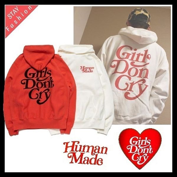 限定コラボ 激レア!【ガールズドントクライ偽物×ヒューマンメイド Hoodie】 パーカー 21071440