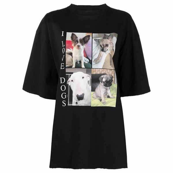 21新作 バレンシアガ I Love Dogs プリント Tシャツ 偽物 21072003