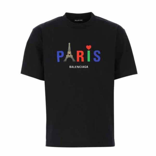 バレンシアガ スーパーコピー★PARIS LOVE プリント Tシャツ 半袖★2色 21072004