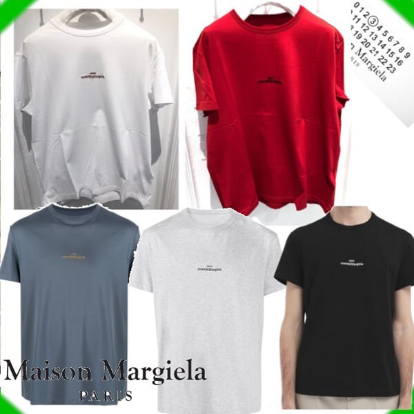 21SS【マルジェラ Tシャツ コピー】ディストーテッド ロゴTシャツ コットン100％ S30GC0701S22816