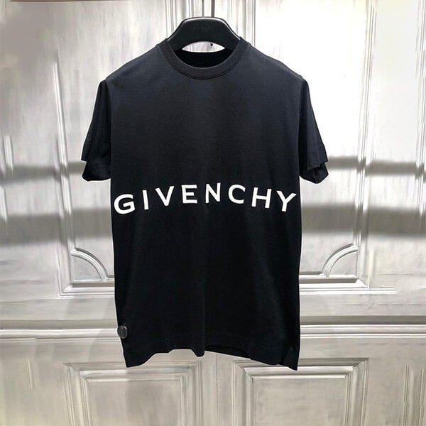 21SS【ジバンシィ Tシャツ コピー】GIVENCH ロゴ 4Gエンブレム Tシャツ BM71543Y6B-001