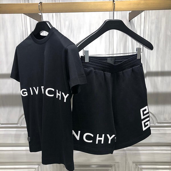 21SS【ジバンシィ Tシャツ コピー】GIVENCH ロゴ 4Gエンブレム Tシャツ BM71543Y6B-001