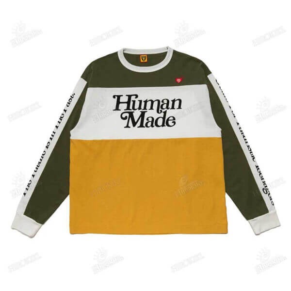 ヒューマンメイド 偽物 VERDY BMX SHIRT ヒューマン メイド ヴェルディ 21073017