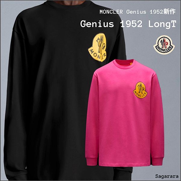 【モンクレール】Genius 1952新作 オレンジロゴ LongTシャツ偽物G20928D0000783927545