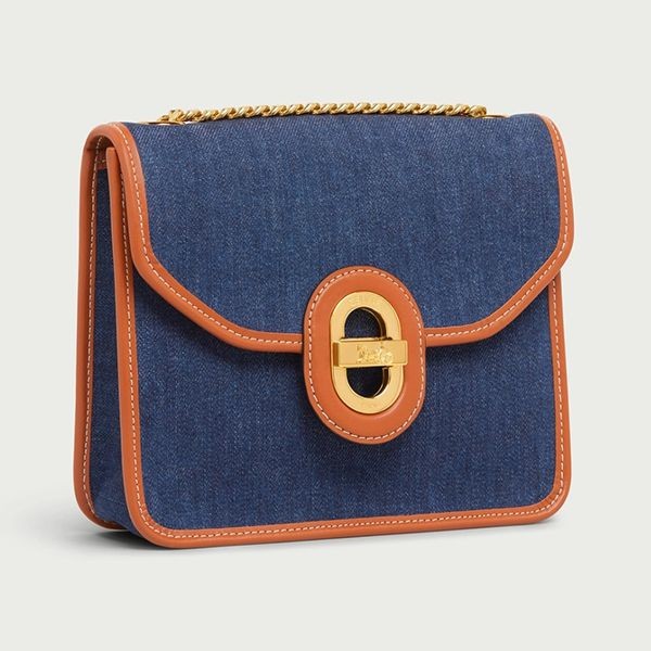 【セリーヌ】バイカラーサルキークラッチ BAG ポシェット 偽物196942DJX.01NA