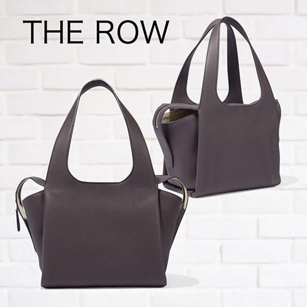 大人気★THE ROWコピー★TR1 medium ペブル加工レザー トートバッグ 20346390236423564