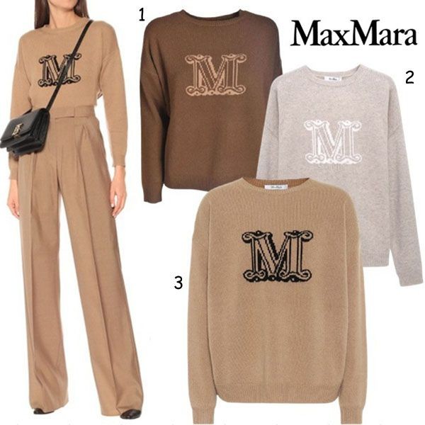 関税なし♦Max Mara♦GIOSTRA ウール カシミヤ ニット 偽物 13660809014