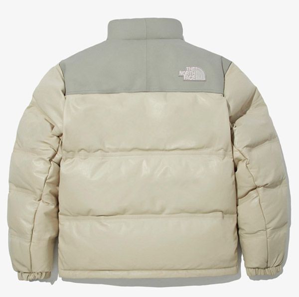 レア 21AW☆【ノース フェイス 】ECO LEATHER NUPTSE DOWN JACKET 21121618