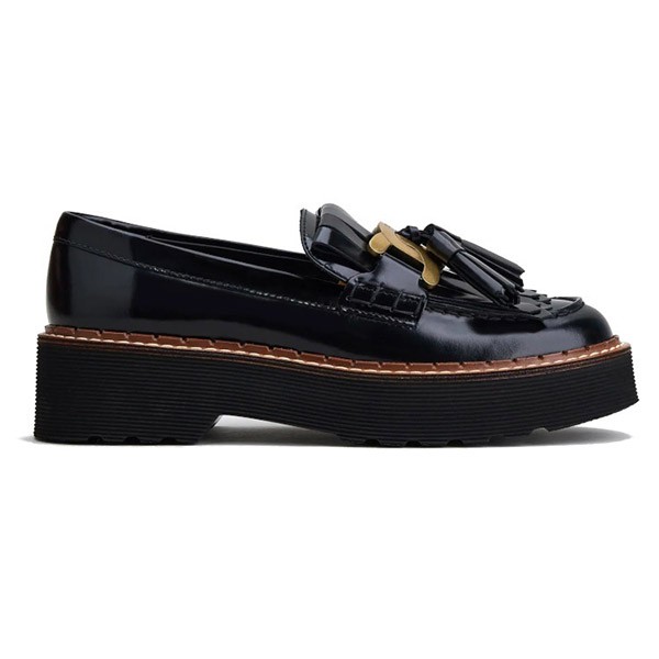 TODS☆KATE LOAFERS　タッセル付きローファー☆送料込 XXW80C0DF40SHAB999