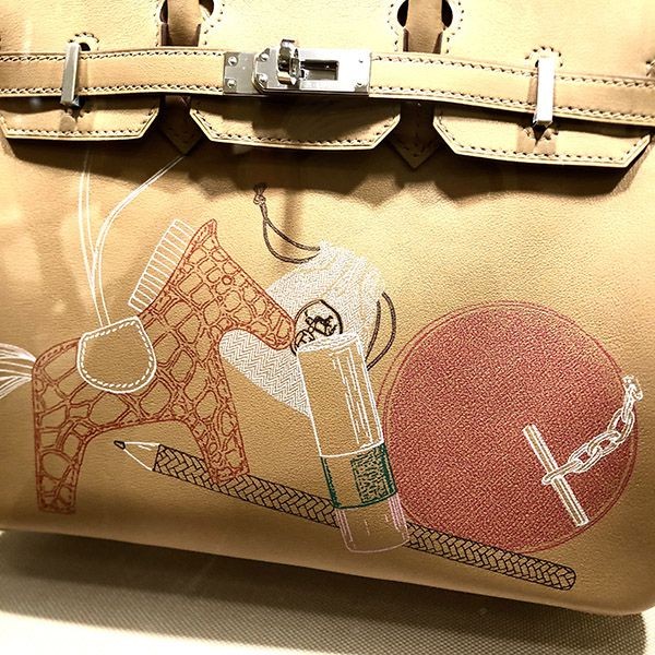 エルメス 2022【SAC Birkin 25"IN and OUT"】BISCUIT/Veau Swift22030212