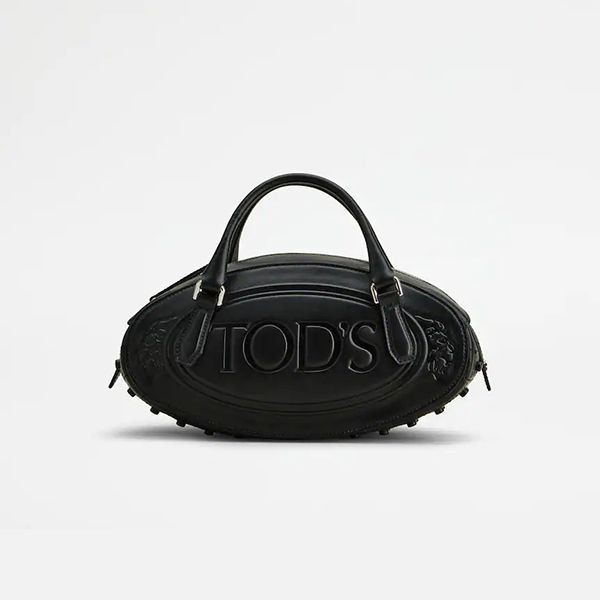 TODS☆ハンドバッグ コピー レザー エンボスロゴ ゴムパッド 2WAYXBWBOWH0100RBR1F39