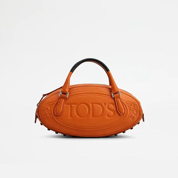 TODS☆ハンドバッグ コピー レザー エンボスロゴ ゴムパッド 2WAYXBWBOWH0100RBR1F39