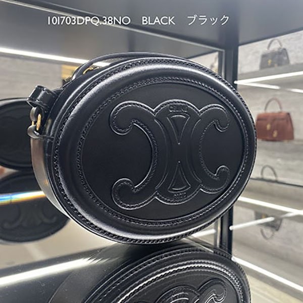 セリーヌ 【入手困難】人気!OVAL SHOULDER CLUTCH トリオンフ 偽物 全色 10I703DPQ