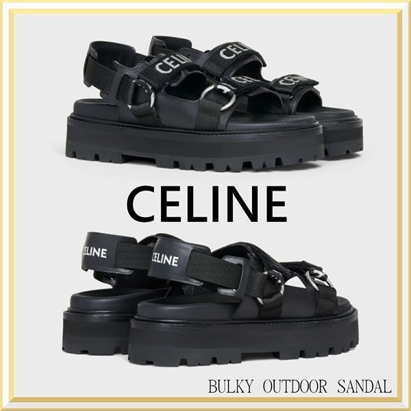 セリーヌ＊BULKY OUTDOOR SANDAL バルキー サンダル 偽物345583620C.38NO