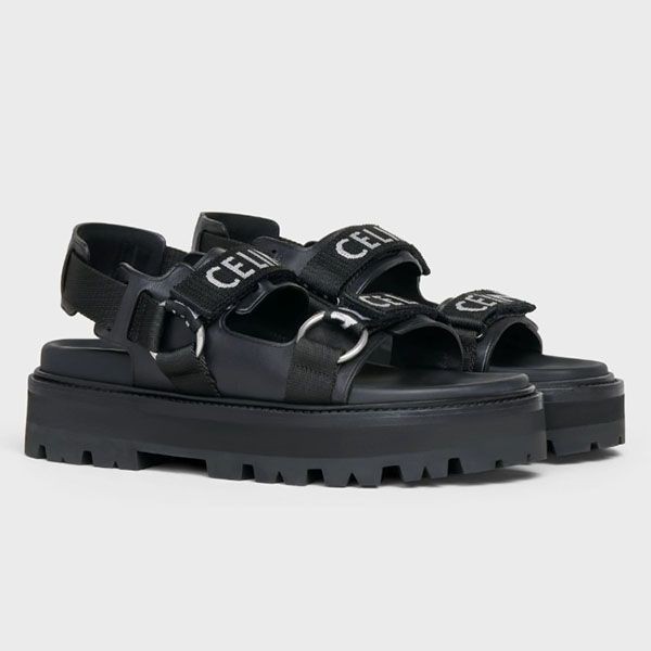 セリーヌ＊BULKY OUTDOOR SANDAL バルキー サンダル 偽物345583620C.38NO