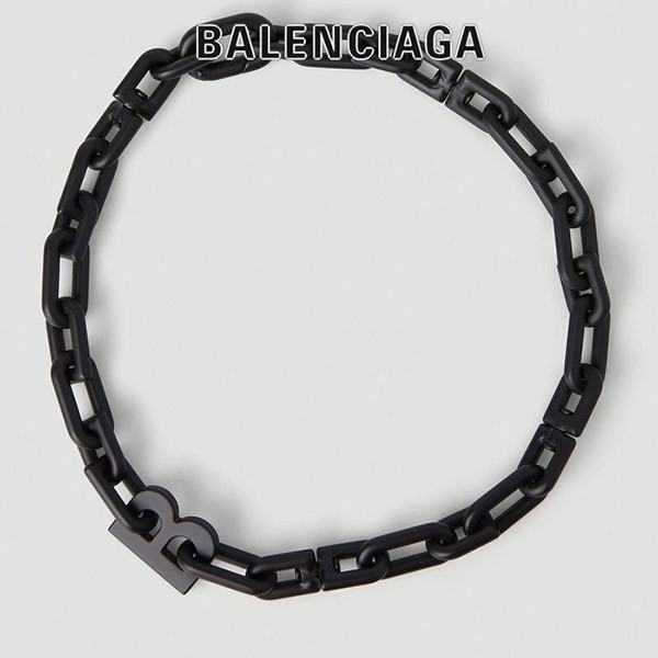 [送料無料]バレンシアガ B Chain スリムネックレス コピー 599337TZ99K1059