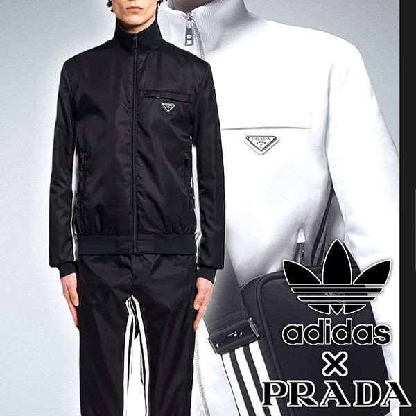 先取り！adidas×プラダコラボ★ユニセックスRe-Nylon トラックブルゾン SGB936