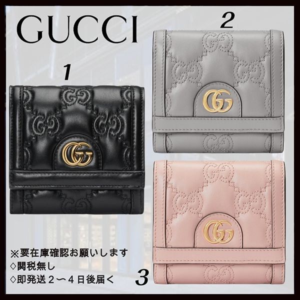 大人気定番即発グッチ GGマトラッセ カードケースウォレット 偽物 3色 723799UM8IG1000