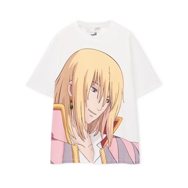 高級ブランドロエベ Tシャツ 偽物ハウルの動く城 ヒン 荒地の魔女 ハウル Tシャツ