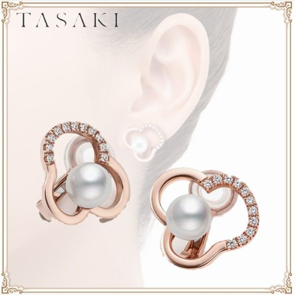 TASAKI◆チャンツ イヤリング 偽物 パール ダイヤE4407