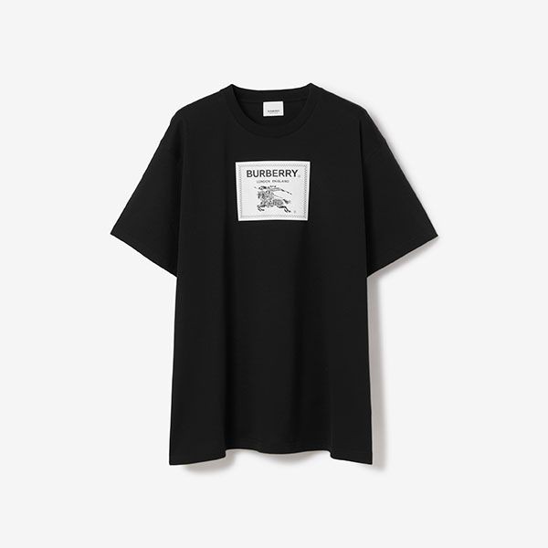 残り僅かバーバリー 偽物 プロ―サムラベル コットンTシャツ 4色 80651871