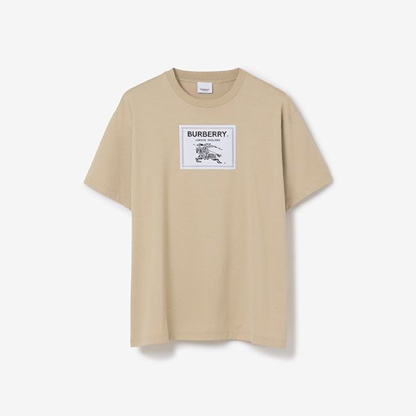 残り僅かバーバリー 偽物 プロ―サムラベル コットンTシャツ 4色 80651871