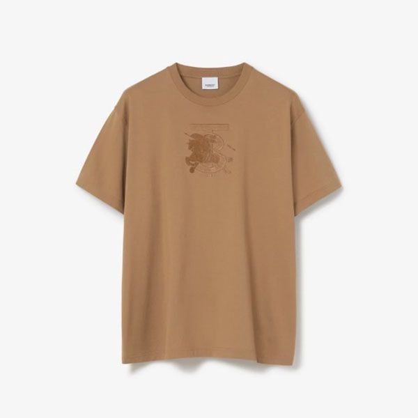 バーバリー「馬上の騎士」モノグラム 半袖Tシャツ 偽物 2色 80697621