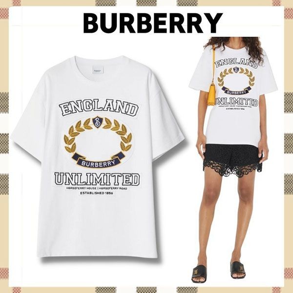 累積売上総額第１位！バーバリー 偽物 オーバーサイズ コットンTシャツ 80657801