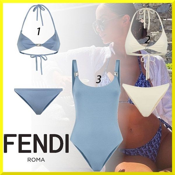 【かわいくて上品♪】フェンディ 偽物 Lycra swimsuit ワンピース水着ビキニ 3色 FXBH60AK90F1KE5