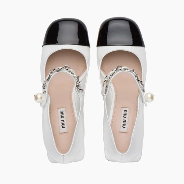 MiuMiu Patent leather pumps パテントレザーパンプス 偽物 2色 5I248D