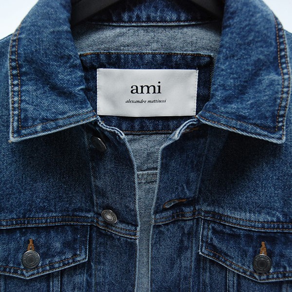 トレンドの最前線☆AMI PARIS 偽物 ボクシーフィット デニムジャケット