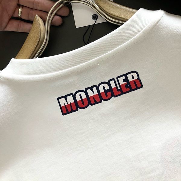 モンクレール ロゴ コットン 半袖 Tシャツ 偽物 w23052001