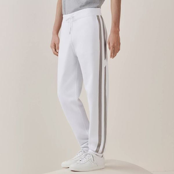 エルメス コピー Run H jogging pants トラックパンツ 白