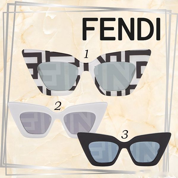 素敵なフェンディ × Marc Jacobs アセテートサングラス 偽物 3色 FOL062V1PF0QA0